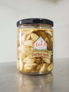Jar of Pickled Garlic